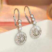 Fashionable Silver Dangle Earrings For Women, Suitable For Commuting And Daily Wear. - Silver - View 2