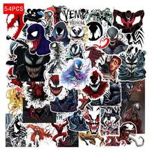 Hasbro 54pcs Venom Personalized Marvel Movie Stickers, Waterproof Decorative Decals For Planner, Skateboard, Luggage, Phone Case - Multicolor - View 1