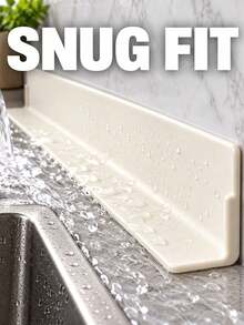 Silicone Kitchen Sink Splash Guard Mat, Narrow Edge Extended Drainage Mat, Countertop Storage Mat, Bar Anti-Slip Mat, Bathroom Decor, Bathroom Accessories, Halloween Decoration, Back To School Home Decor, Room Decor - View 5
