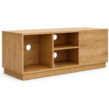 Mueble para TV Málaga de Melamina - Centro de Entretenimiento Moderno con Compartimentos y Almacenamiento - Caqui - Ver 6