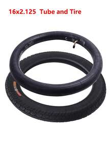 16x2.125 Outer Tyre And Inner Tube For Electric Bikes E-Bikes Kid Unicycle Small Scooter Part - A - View 5