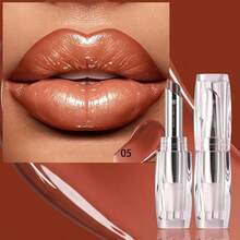 Lipstik Pelembap dengan Warna Suhu yang Melembapkan, Lipstik Halus dan Mengkilap untuk Wanita, Perawatan Bibir dengan Warna Tipis yang Melembapkan untuk Riasan Sehari-hari - tidak ada - View 11