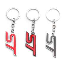 Metal ST Style Car Keychain Key Ring Holder For Ford Focus Fiesta Kuga Mondeo Ecosport Fusion Vehicle Accessories - A - View 4