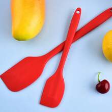 1 buah Scraper Silikon Merah Ukuran Besar, Alat Dapur Ukuran Besar untuk Memanggang, Alat untuk Kue Mentega di Dapur dan Restoran, Alat Layanan Katering dan Perlengkapan Makan - View 3