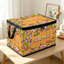 Thickened Storage Bag, Foldable Clothing & Bedding Organizer, Dorm Essential, Suitable For Blankets, Quilts, Wardrobe, Underbed & Dorm Storage, Ideal For Moving, Laundry & Space-Saving Room Organization, Multiple Premium Digital Print Patterns - Multi-color - View 5