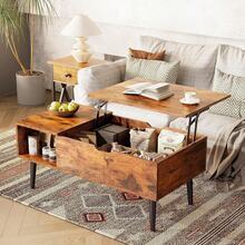 Pedestal Tables - Brown - View 1