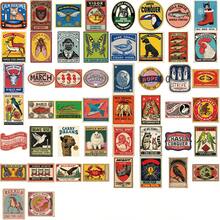 50pcs Cartoon Vintage Inspirational Graffiti Stickers Decoration Notebook Phone Luggage DIY - Multicolor - View 3