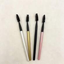 4 Colors Long Handle Spoolie Brush Reusable Eyelash Eyebrow Brush Makeup Tool For Lash Extension - Multicolor - View 4