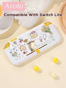 Ayotu بطانية حماية بنمط كعكة القطة والكرز والزنبق، متوافق مع Switch، متوافق مع New Switch2 (2025)/Switch NS/Switch OLED، يمكن تركيبه في القاعدة دون إزالة بطانية الحماية، بطانية حماية عالمي لوحدة التحكم بالألعاب، إكسسوارات ألعاب Switch، مضاد للسقوط، مضاد للانزلاق، مضاد للخدش، أنيق وجميل، مناسب للخريف/عيد الميلاد/العودة إلى المدرسة/الشتاء والمناسبات الأخرى. - مشاهدة 8