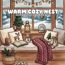 GDTME Bold Easy City Loft Coloring Book: Simple Thick Line City Loft Interior Design, Cozy Modern City Apartment Scenes, Suitable For Beginners And Adults - City Loft - View 19