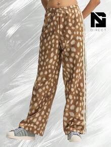 Adidas ANIMAL PRINT FIREBIRD TRACKPANT Brown-Back To School-KT2144 - Brown Desert - View 2