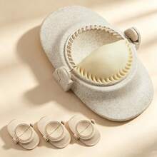 Creative Dumpling Press Convenient Dumpling Maker Cake Mold Pastry Mold Dumpling Press Tool Reusable Dumpling Tool Manufacturer Wholesale - Beige - View 3