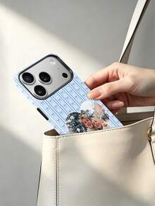 CICIBER Custom Upgraded Magnetic Striped Bow Pattern Design, Full Coverage Design, Minimalist Premium Vintage Y2K Millennium Sweet Cool Campus Style Pattern Phone Case, Suitable For Anniversary Gift, Valentine's Day Gift, Birthday Gift, Wedding Gift, Mother's Day Gift, Father's Day Gift, Best Gift For Friends, Compatible With IPhone, Compatible With Samsung - Multicolor - View 5