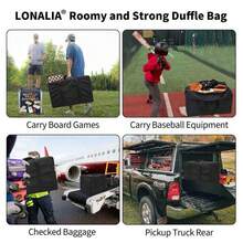 Large Storage Bag, Travel Handbag, Heavy-Duty Activity Bag With Handle, Foldable Clothing, Bedding, Mobile And Camping Luggage Storage Area, Personalized Design, Fashionable And Elegant - View 3