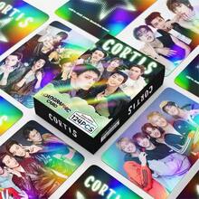 124Pcs CO/RTIS Highly Attractive Collection Photo Card Set - Fan-Made Scrapbook Set (60 Cards, 64 Stickers) Birthday Gift Exchange Card With Display Box, K-POP Support Card, Trading Card Box, Photo Card, Photocard Collection Card, Valentine's Day Gift, Small Gift, Popular Group Support Card, Fan Activity, Support Activity, Fan Merchandise, Collection Card, Star Sticker, New Collection Greeting Card, K-POP Card Display Collection, Popular Music Merchandise, Boxed Decorative Card - Multicolor - View 5