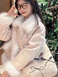 開學季韓系Ins風休閒百搭單肩托特包，慵懶軟塌肩背設計，大容量腋下包，適合早通勤、旅行、日常購物 - 卡其色 - 查看 4