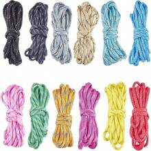 36 Yards Rope 4 Mm Outdoor Rope Set Mixed Color Polyester Rope For Bracelet Making Lanyard Key Chain Shoelace - Multicolor - View 1