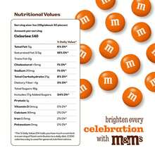 M&M’s M&M'S Lime Green Milk Chocolate Candy, 2 Lb Bulk Resealable Bag - ORANGE - 2LB - View 4