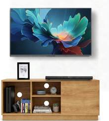 Mueble para TV Málaga de Melamina - Centro de Entretenimiento Moderno con Compartimentos y Almacenamiento - Caqui - Ver 4