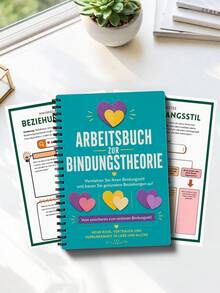 Buku Kerja Gaya Kelekatan Versi Jerman untuk Dewasa, Jurnal Penilaian Hubungan untuk Wawasan Pola Emosional, Buku Kerja Kelekatan Aman, Prompt Cemas Penghindar, Perencanaan Hubungan Sehat, Komunikasi, Kepercayaan, Batasan & Pertumbuhan Diri - A5 - View 5