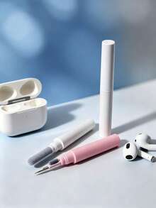 3-In-1 Wireless Earphone Cleaning Kit - Perfect, Bluetooth Earphone Cleaning Pen, Phone, Computer, Keyboard Cleaning Brush, Portable Multi-Function Earphone Cleaning Brush - Pink - View 7