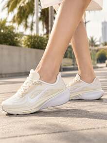Women's Running Shoes W NIKE AIR ZOOM PEGASUS 42 Mesh Breathable Road Running Shoes IB1881-106 - Peak White/Pale Ivory - View 2
