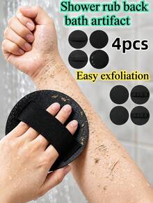 Exfoliating Bath Towel, Popular Gentle Exfoliating Tool, Soft Skin Bath Towel For Full Body Use, Easy To Use, Personal Care Bath Product, Suitable For Home Bathing, Deep Cleansing And Skin Care, Home Bath Tool, Unisex Full Body Bath Care Product - Multicolor - View 1
