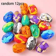 Tyrannosaurus Dinosaur Egg Transformable Twist New Pterosaur Transformable Dinosaur Egg Toy, Cool Birthday Party Favor, Classroom Prize, Christmas And Halloween Gift (Random) - Multicolor - View 12