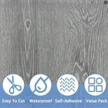 Self-Adhesive Floor Tiles, Waterproof And Scratch-Resistant, Suitable For Kitchen, Bathroom, Living Room And Bedroom. Easy Installation, Can DIY Decorate Walls And Floors. With Self-Adhesive Backing, Home Decor Supplies. - Square Floor Tiles - View 2