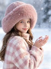 1/2 Pcs 8-16 Years Old Plush Bucket Hat, Plush Earflap Hat, Suitable For Autumn/Winter Daily Wear, Unisex Teen Style, Best Gift - Multicolor - View 4