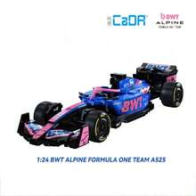 CADA-1:24 BWT ALPINE FORMULA ONE TEAM A525 Building Blocks Racing Car PIERRE GASLY Celebrity Style - Multicolor - View 1