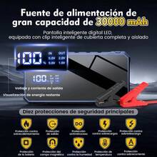 Car Jump Starter - Blue - View 3