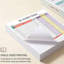 A5 Notepad Set, Home Cleaning Checklist & Bill Payment Tracker, 50 Sheets Per Pad, Single-Sided Planning Pages, Suitable For Home Organization, Cleaning Tasks, Bill Tracking, Budget Planning And Daily Notes - A5 - View 6