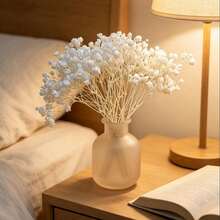 25/50/100pcs Artificial White Mini Dried Baby's Breath Flowers, Ivory Color, Suitable For Vase, Wedding, Home, Office, Party, Garden, Card Making Decoration, DIY Decor - Milky White Baby's Breath - View 5