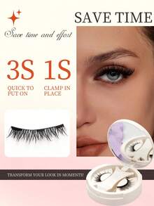 Lightweight & Long Wispy Magnetic Lash Clusters, Segmented Small Tufts For Customizable Application, Wear Individually Or Combine Freely, Adjustable Length & Position According To Your Needs - View 12