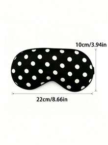 1 buah Masker Tidur Anti Cahaya Elastis Mirip Sutra Motif Polkadot, Masker Tidur Wanita Lembut dari Satin untuk Semalaman, Aksesori Rambut Natal, Suvenir Liburan Tak Terlupakan, Dekorasi Natal, Dekorasi Rumah Natal, Dekorasi Rumah Natal - Beraneka warna - View 3