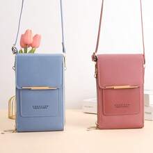 Women's Wallet Card Holder Phone Pouch Touchscreen Phone Bag Crossbody Cute Fashion Key Bag One Shoulder Backpack Soft Affordable Small Purse - Multicolor - View 3
