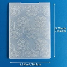 Embossing Folder, Christmas & Paw Print Mixed Pattern Textured Impressions Embossing Tool For Card Making Scrapbook Album Paper Craft Decor - Dog Paw - View 13
