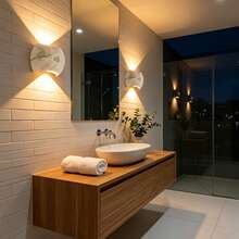 Indoor LED Motion Sensor Wall Light, Bedroom Light, Smart Touch Dimming Sensor Wall Light, Up And Down Light Wall Lamp, Indoor Use, 3-Color Adjustable, 1200mAh USB Rechargeable Night Light, Suitable For Hallway And Room - Star Multi-color - View 11