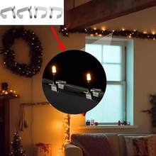 10pcs Stainless Steel Gutter Light Hooks, 3 Sizes: Large, Medium, Small, Suitable For Outdoor Roof String Lights, Can Be Used For Holiday Decorative Lights - 10 Pieces - View 7