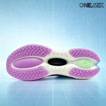 ONEMIX 2026 新款男士時尚運動休閒跑鞋,舒適吸震輕量透氣網布慢跑鞋,馬拉松訓練健身運動鞋,戶外徒步防滑男鞋,日常走路休閒男士運動鞋,氧氣空間氣泡中底科技吸震輕量彈力運動鞋,中性款 - 幻影紫 - 查看 7