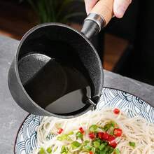 Pot Lead Melting Mini Hot Oil Heating Wax Cast Iron Frying Black - View 3