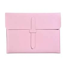 1Pc Fashion Faux Leather Portfolio Folder, Envelope File Bag With Buckle Closure For Business Gift - Single Piece - View 11