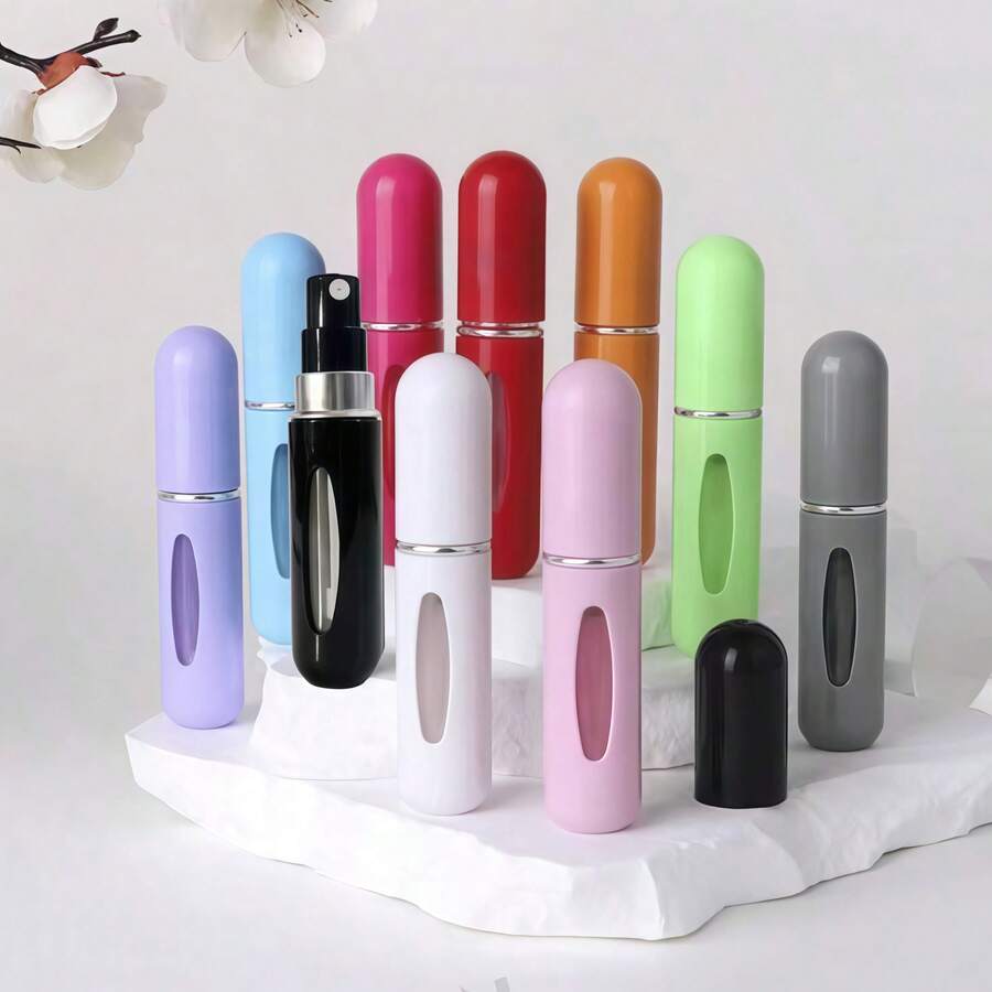 1/2 Chai xịt nước hoa mini 5ml, dễ mang theo, phù hợp cho du lịch - Nhiều màu - Xem 1