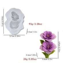 Multiple Styles 3D Peony Flower Silicone Molds DIY Cake Decoration Candle Molds - Flowers - View 5