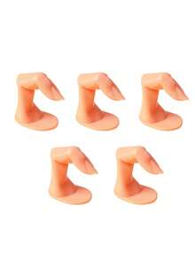 Nail Practice Fake Fingers 1 Pc/Pack - Yellow - View 8
