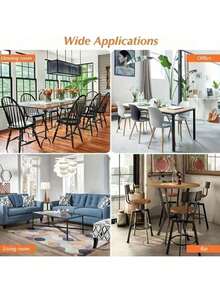 4/20-PackNon-Slip Chair Leg Covers, Multi-Size Options, With Felt Lining - Clear Silicone Floor Protectors. Suitable For Restaurants, Hotels, Cafes, Bedrooms, Non-Slip And Silent. Please Refer To The Size Chart To Choose According To Your Needs. - Multi-color - View 7