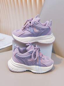 Casual Fashion Baby Sports Shoes - Purple - View 1
