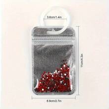 PVC Zipper Storage Bag, Suitable For Diamond Painting Accessories, Beads And Craft Supplies - Transparent Mesh Storage Bag, Suitable For Home And Office Use, Craft Storage Solution | Transparent Mesh Design | Transparent PVC Material - Multicolor - View 6