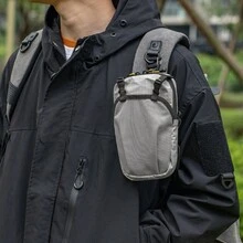Tas Ransel dengan Tali Bahu, Kantong Penyimpanan Ponsel, Tas Tali Bahu Tahan Air, Cocok untuk Olahraga, Mendaki, Berkemah, Ringan - MultiWarna - View 9